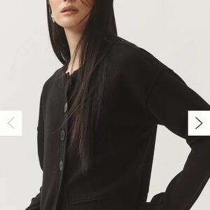Maeve Classic Black Cardigan